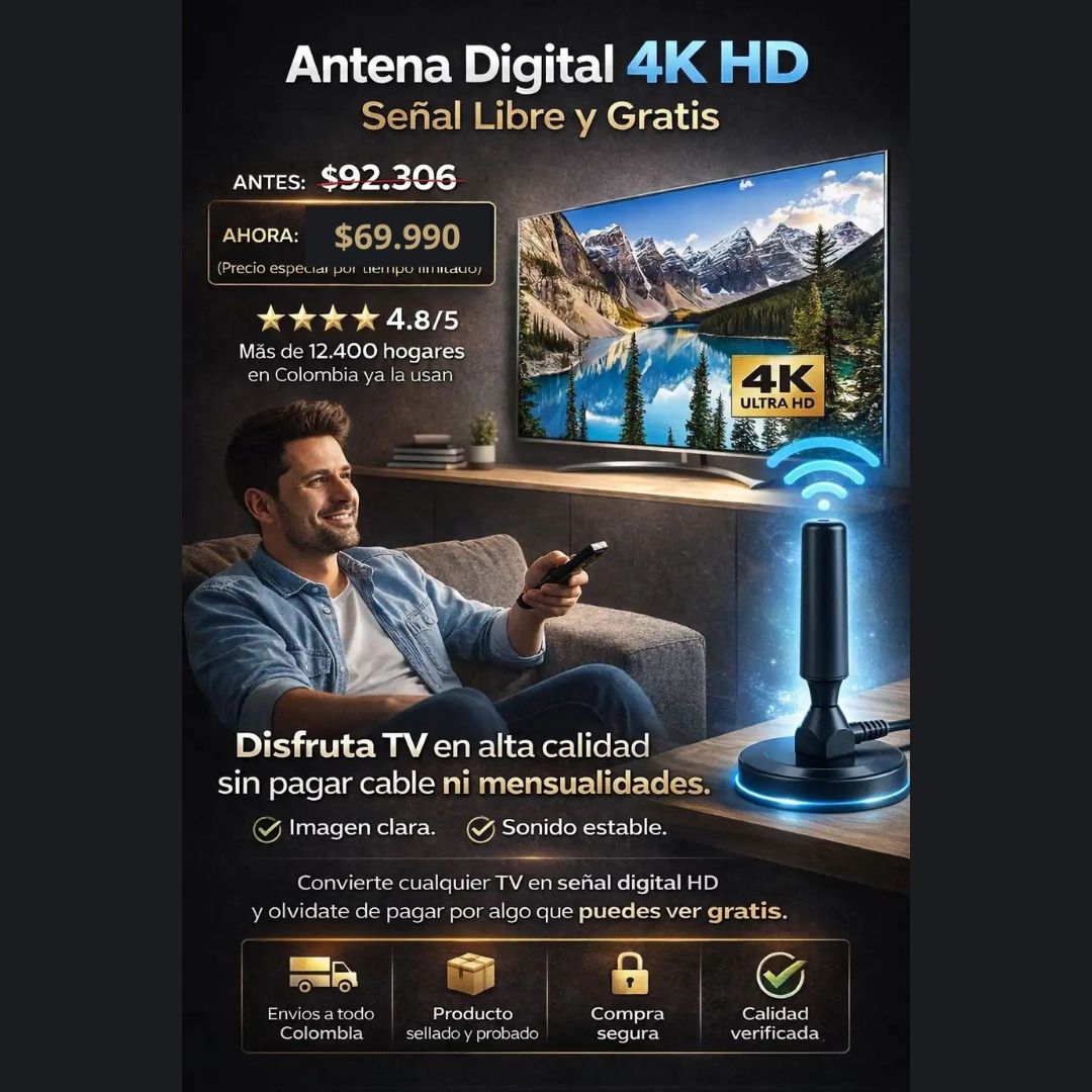¡Nuevo! SignalPro 4K HD™ Señal Libre y Gratis