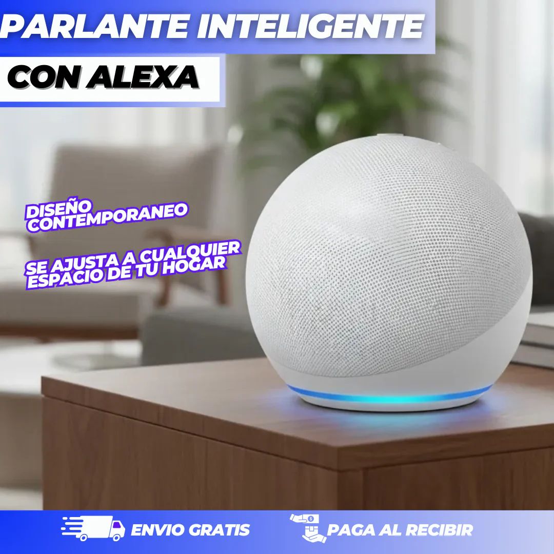 ¡Nuevo! Parlante Inteligente EchoHome Alexa®