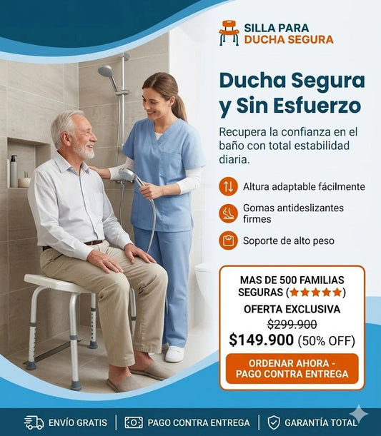 ¡Nueva! Silla DuchaSegura Pro®
