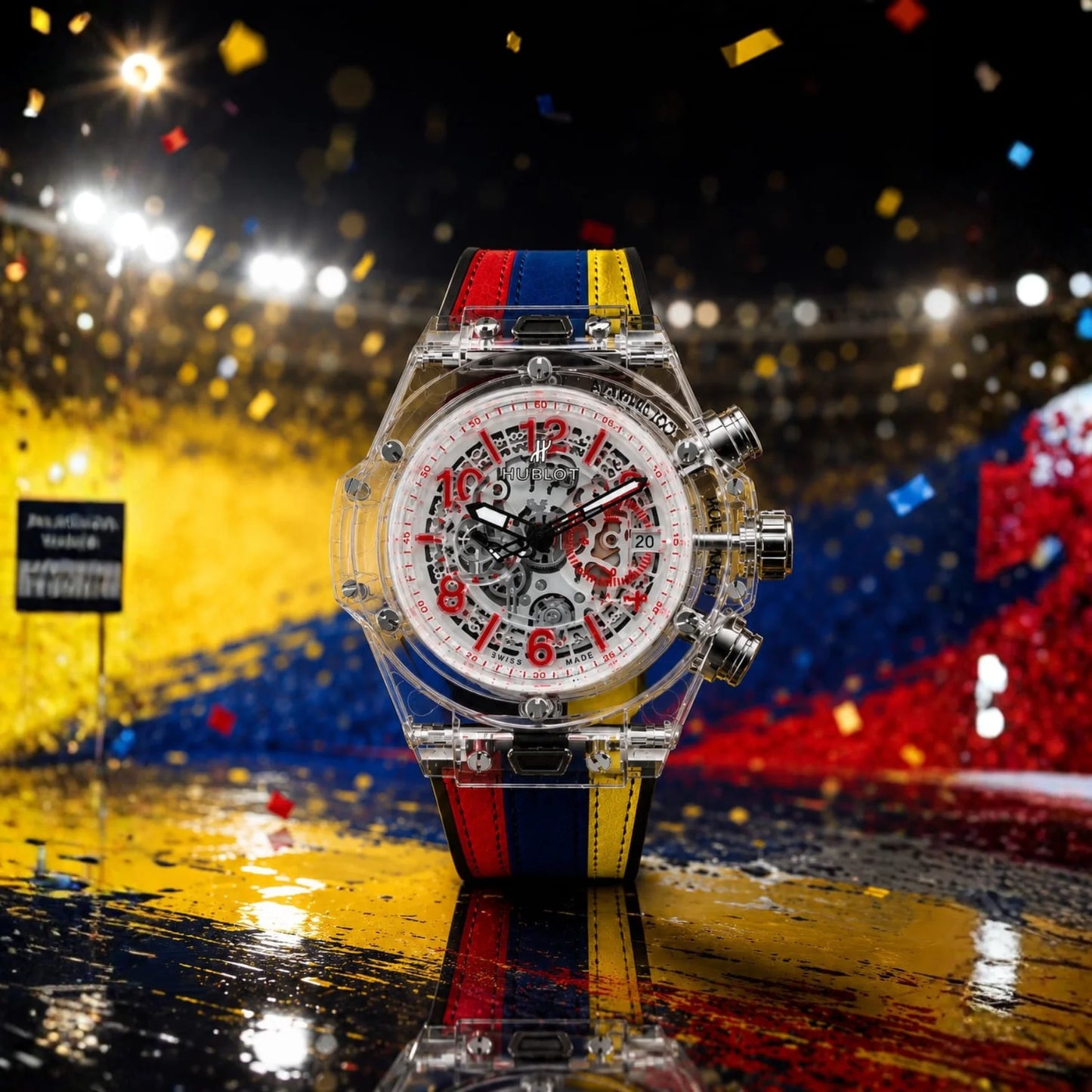 ¡Nuevo! Combo Mundialista ⚽🎉 Reloj + Pulsera + Estuche de lujo