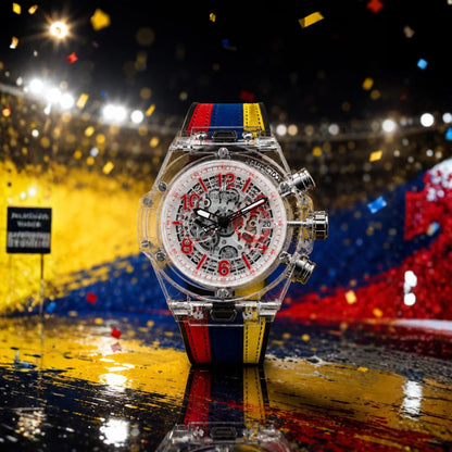 ¡Nuevo! Combo Mundialista ⚽🎉 Reloj + Pulsera + Estuche de lujo