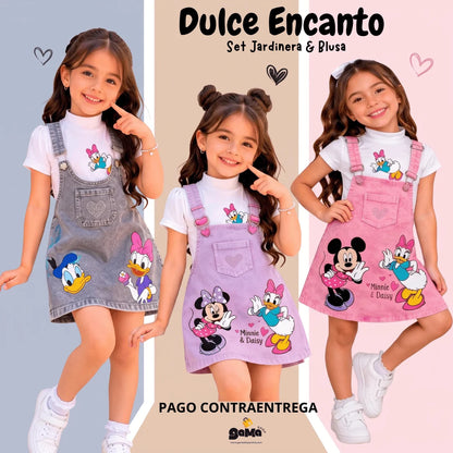 ¡Nuevo! Set Dulce Encanto - Jardinera & Blusa