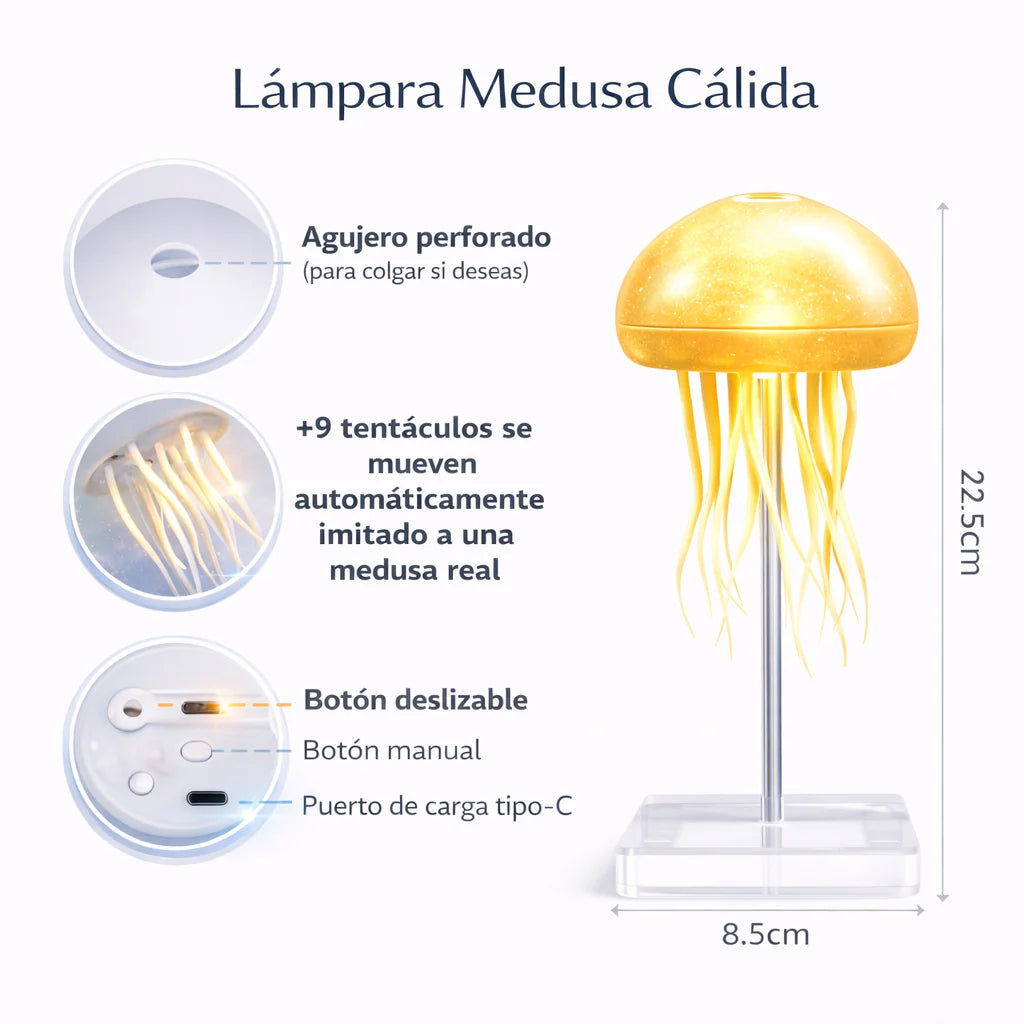 ¡Nueva! Lampara MedusaGlow™ Magia y Estilo Unico