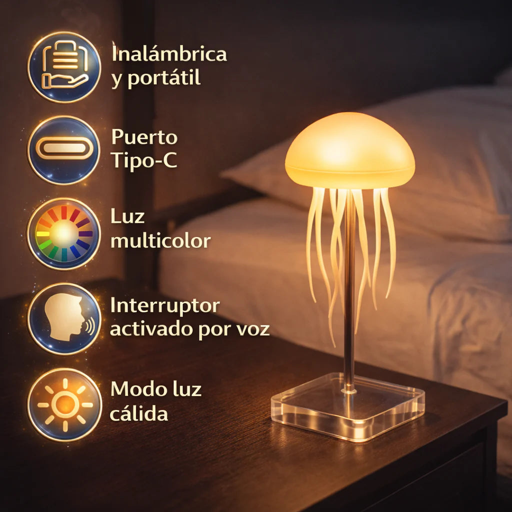 ¡Nueva! Lampara MedusaGlow™ Magia y Estilo Unico