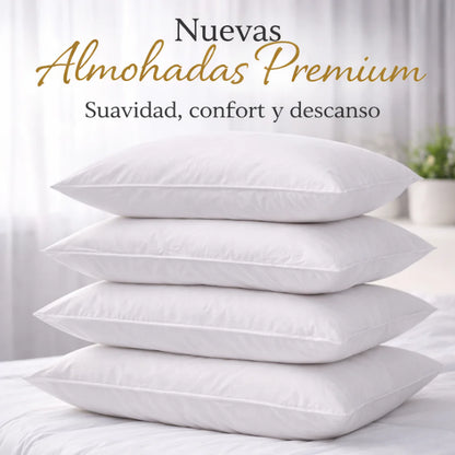 ¡Nuevo! Set X3 Almohadas Siliconadas Premium- Medidas: 60x40cm