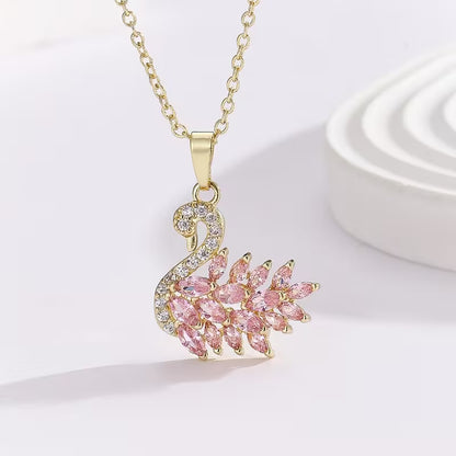 ¡Nuevo! Collar Cisne Encantado | Baño Oro 18k + Caja Regalo Gratis✨🦢
