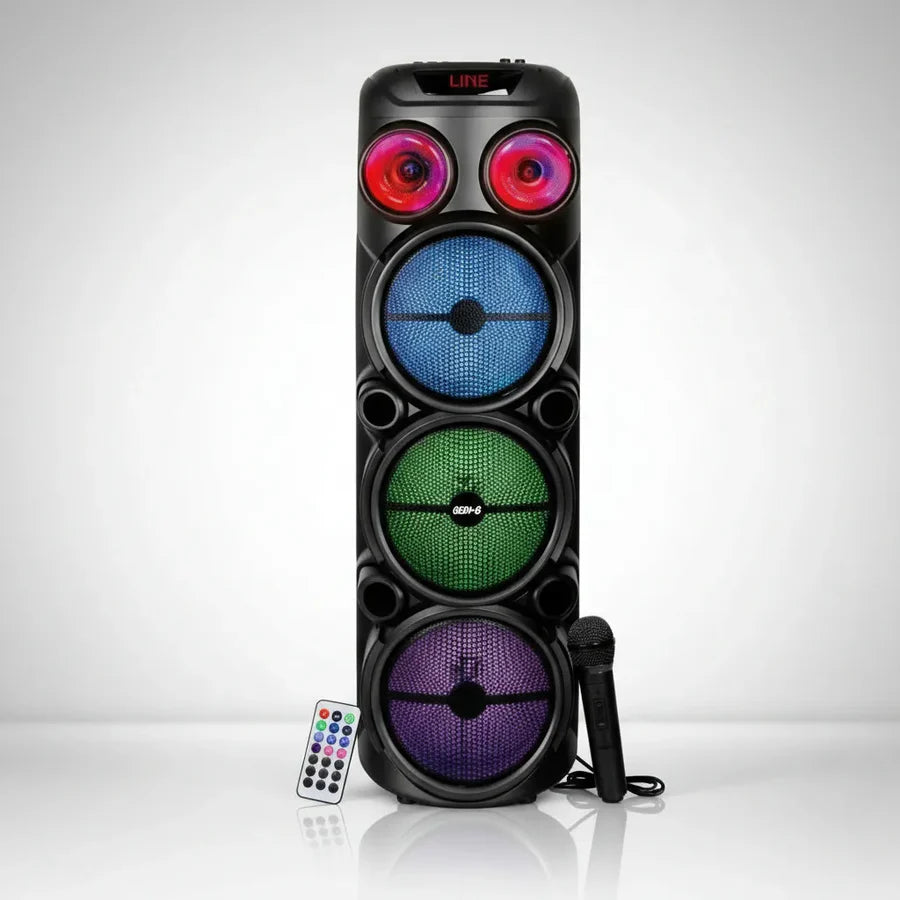¡Nuevo! Titan Sound® 3X8 Potencia real Bajos profundos Ambiente garantizado.