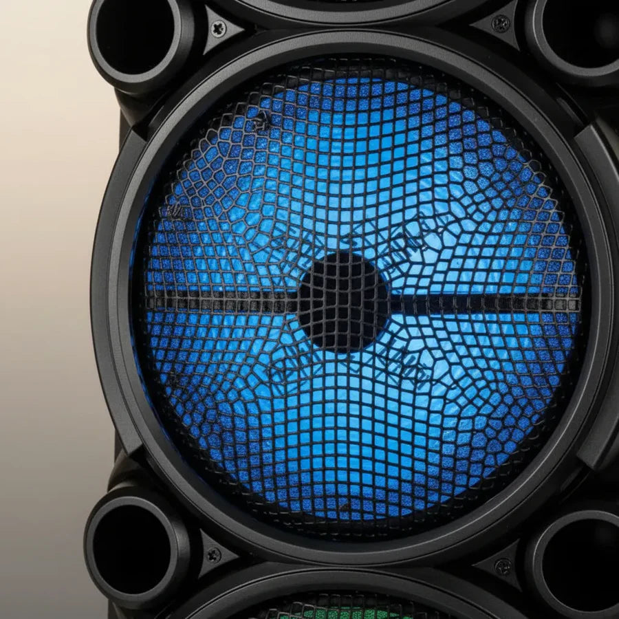 ¡Nuevo! Titan Sound® 3X8 Potencia real Bajos profundos Ambiente garantizado.