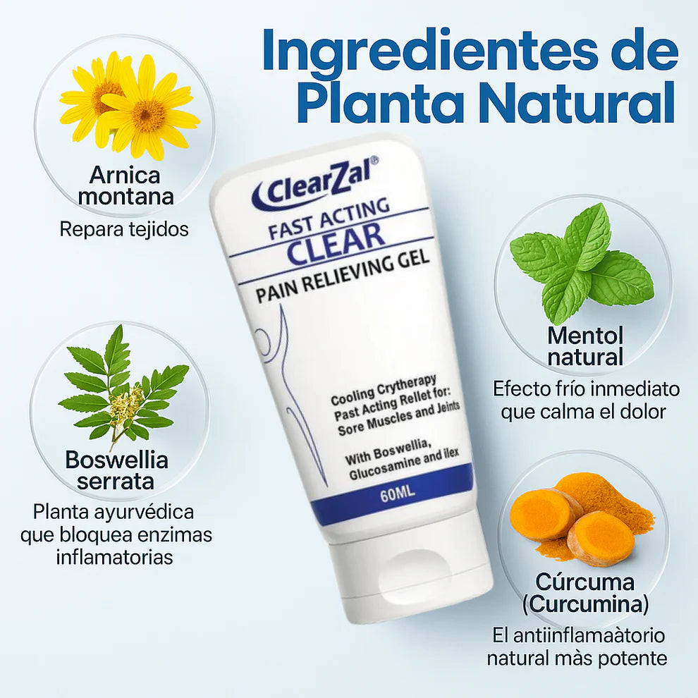 ¡Nuevo! ClearZal® Elimina Dolor Total + eBook Gratis