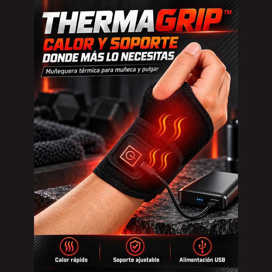 ¡Nuevo! ThermaGrip™ Muñequera Termica