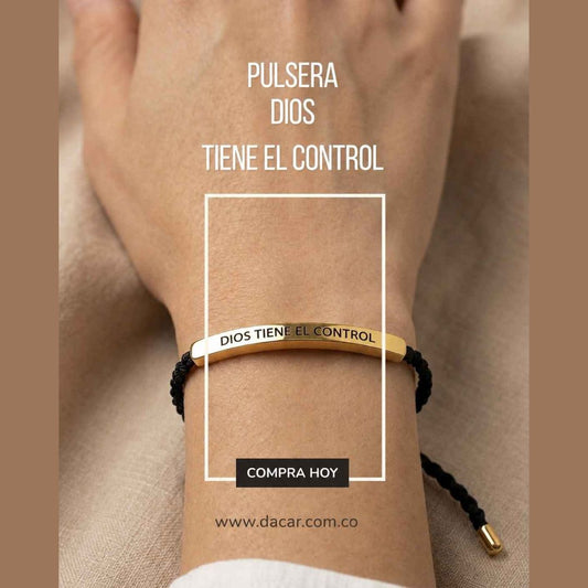 ¡Nueva! Pulsera Dios Tiene El Control