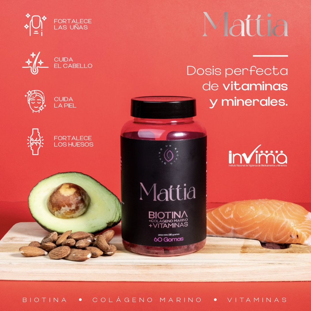 GOMITAS BIOTINA + COLAGENO MARINO  🐟- Vuelve a verte como te sientes por dentro