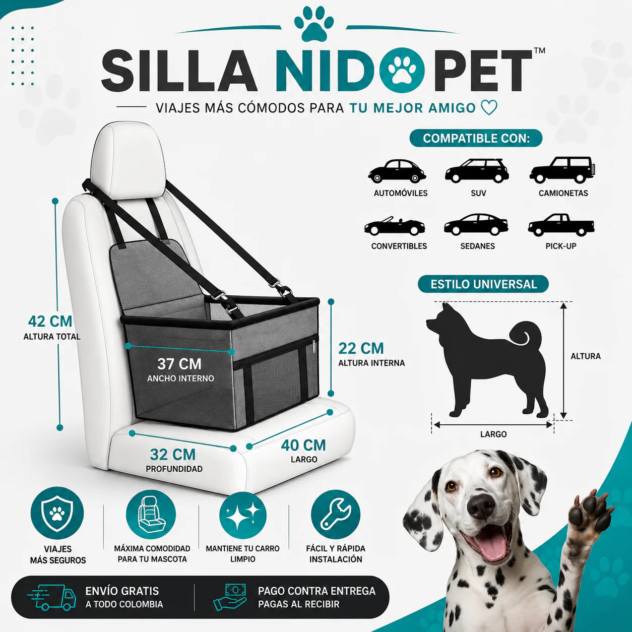 ¡Nueva! NIDOPET™ El Viaje Mas Comodo Para Tu Mejor Amigo