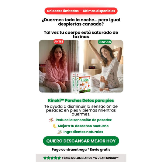 ¡Nuevo! Kinoki ® Parches Detox Para Pies
