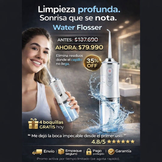 ¡Nuevo! CleanJet Pro® Limpieza Dental Profunda