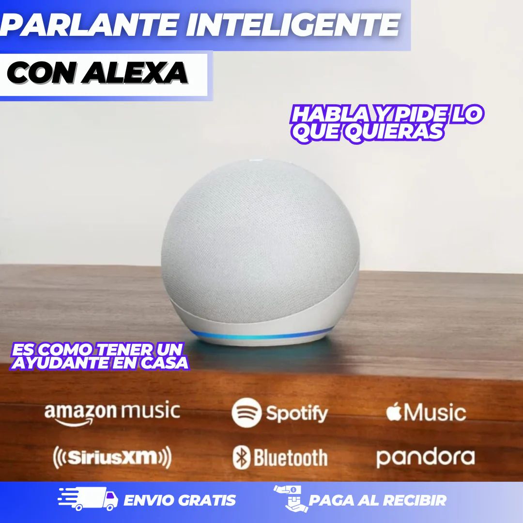 ¡Nuevo! Parlante Inteligente EchoHome Alexa®