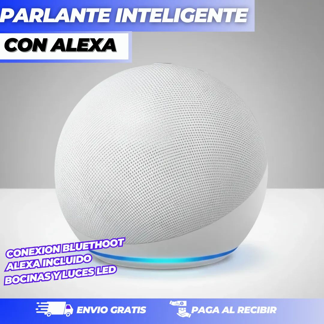 ¡Nuevo! Parlante Inteligente EchoHome Alexa®