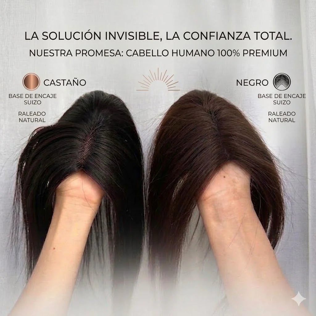 Topper Capilar 100% Humano® – Recupera tu Confianza y Volumen
