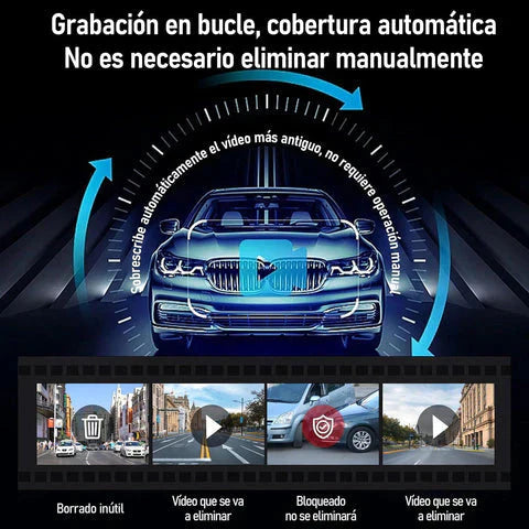 ¡Nuevo! DriveGuard® Retrovisor Inteligente con Cámara Dual Full HD