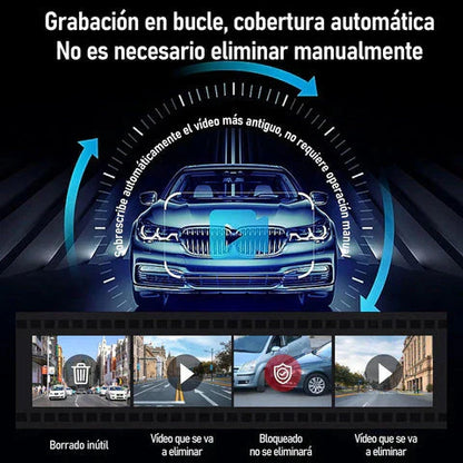 ¡Nuevo! DriveGuard® Retrovisor Inteligente con Cámara Dual Full HD