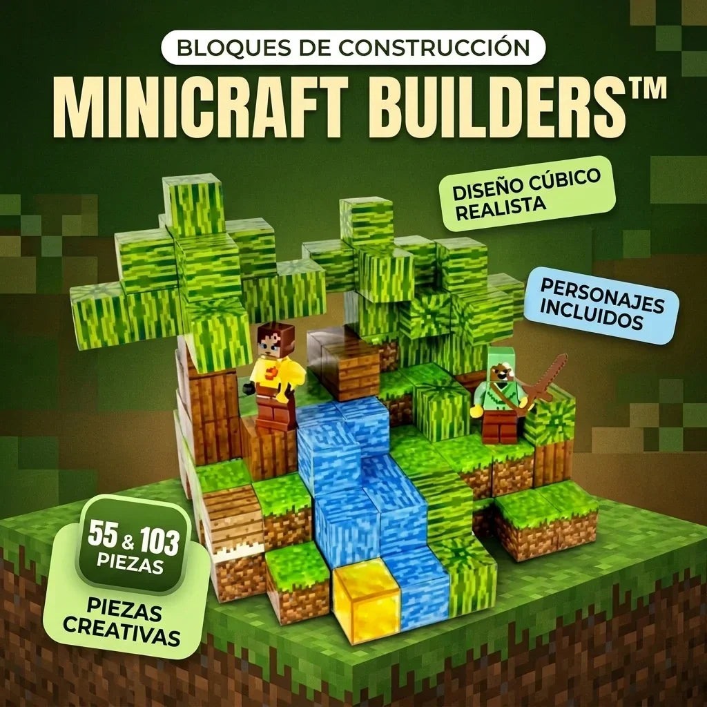 ¡Nuevo! MiniCraft Builders™ — Construye Escenarios Infinitos