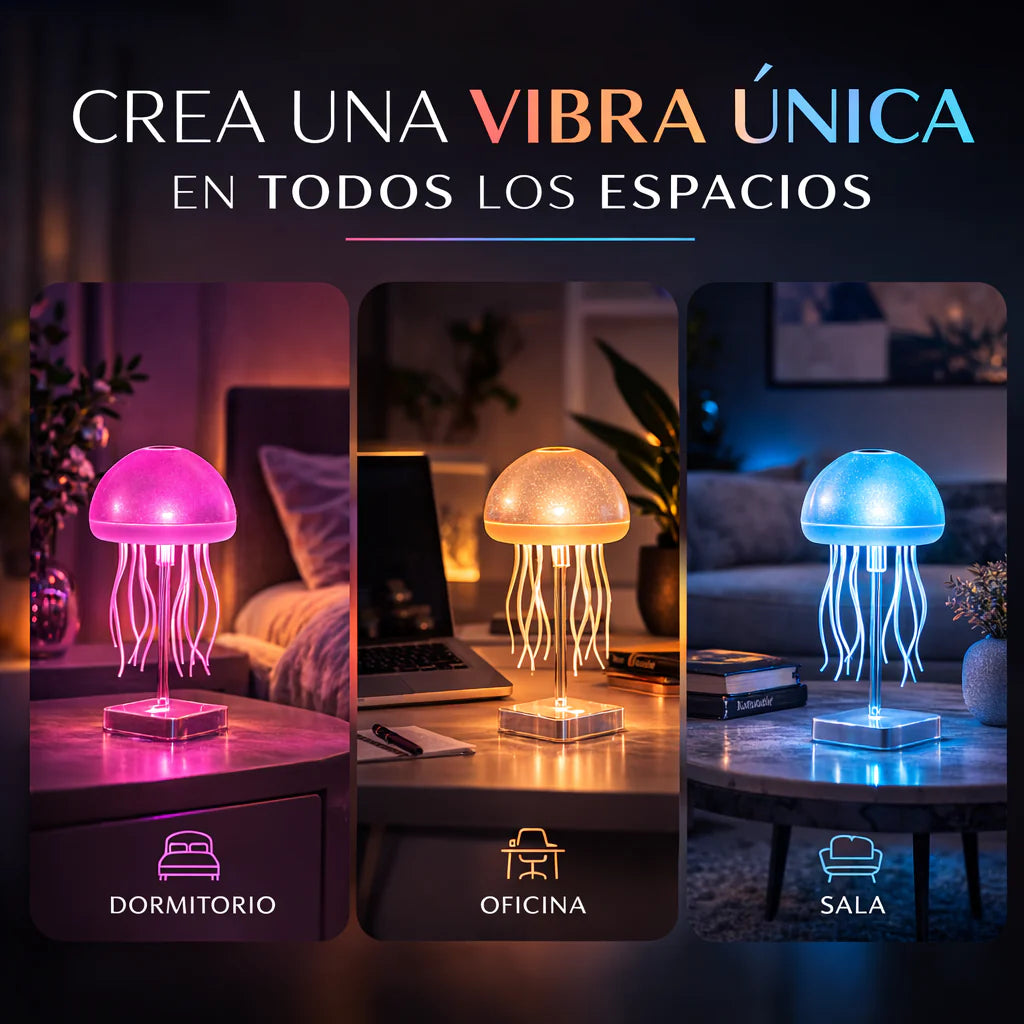 ¡Nueva! Lampara MedusaGlow™ Magia y Estilo Unico